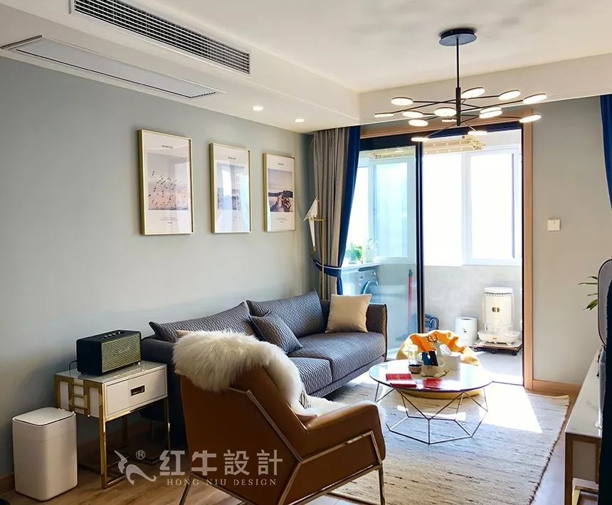 南京鳳悅北園90㎡北歐風格--原木色與暖灰色構造的家01