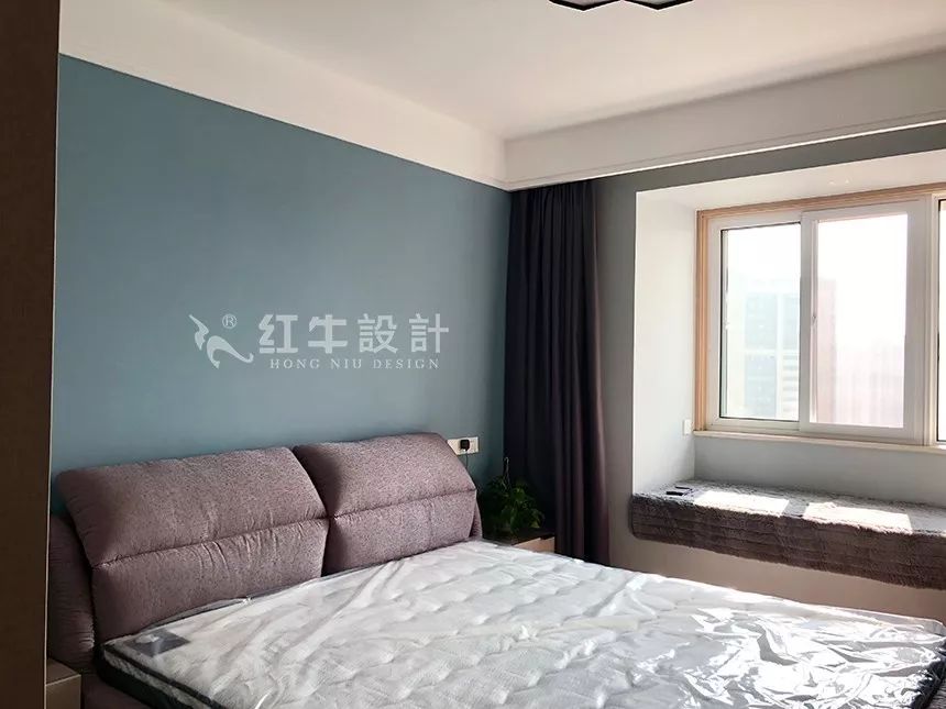 南京鳳悅北園90㎡北歐風格--原木色與暖灰色構造的家11臥室
