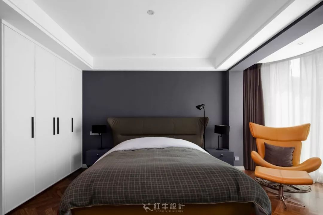 南京雅居樂145㎡現代簡約--演繹當代生活美學10臥室設計02臥室